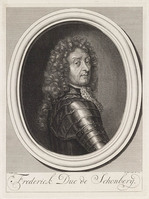 KG 12302
<br/>
Portret Frederick Hertog van Schonberg
<br/>
<em>Picart, Bernard (1673-1733)</em>